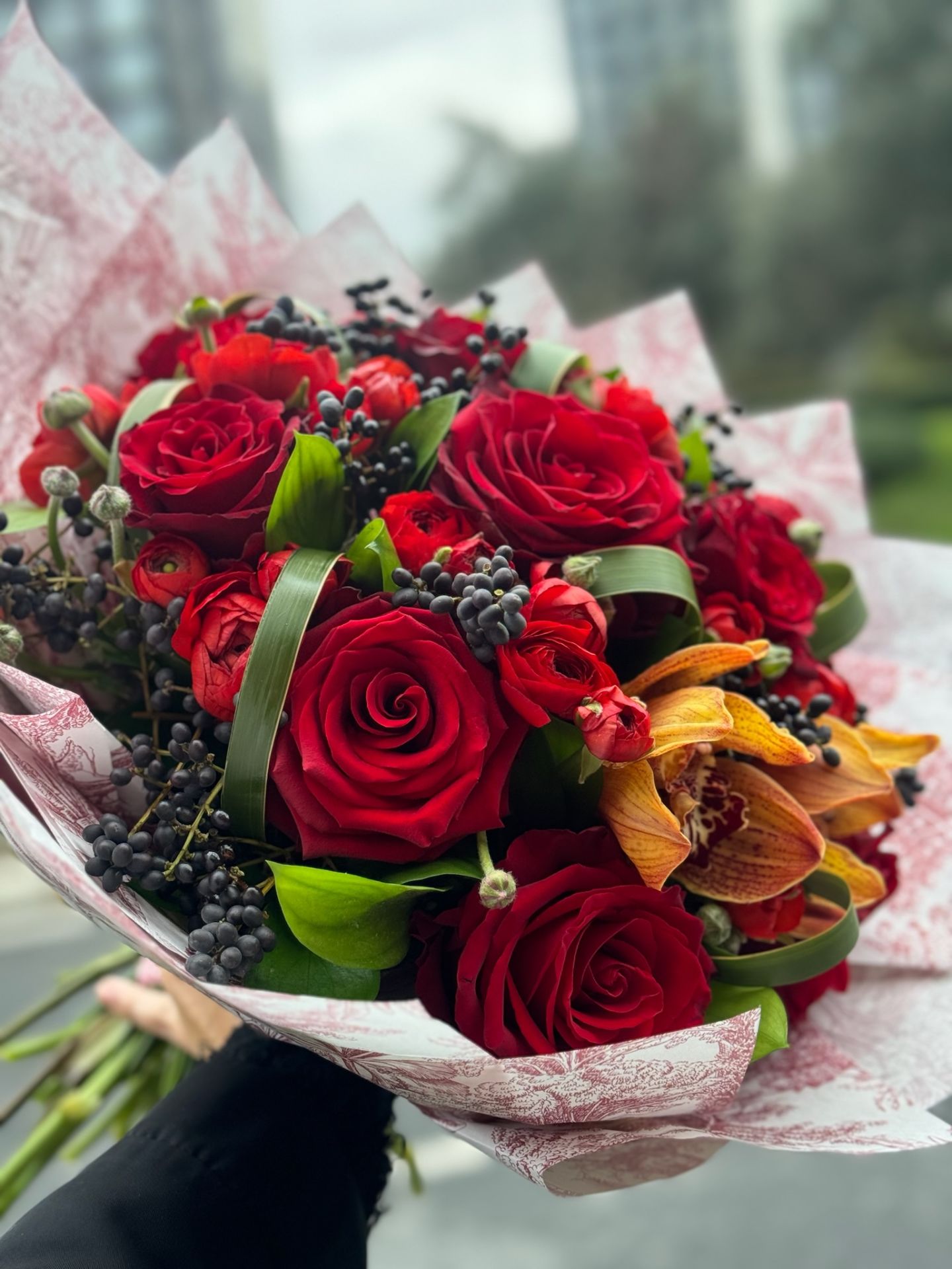 Kırmızı Romantik Aranjman