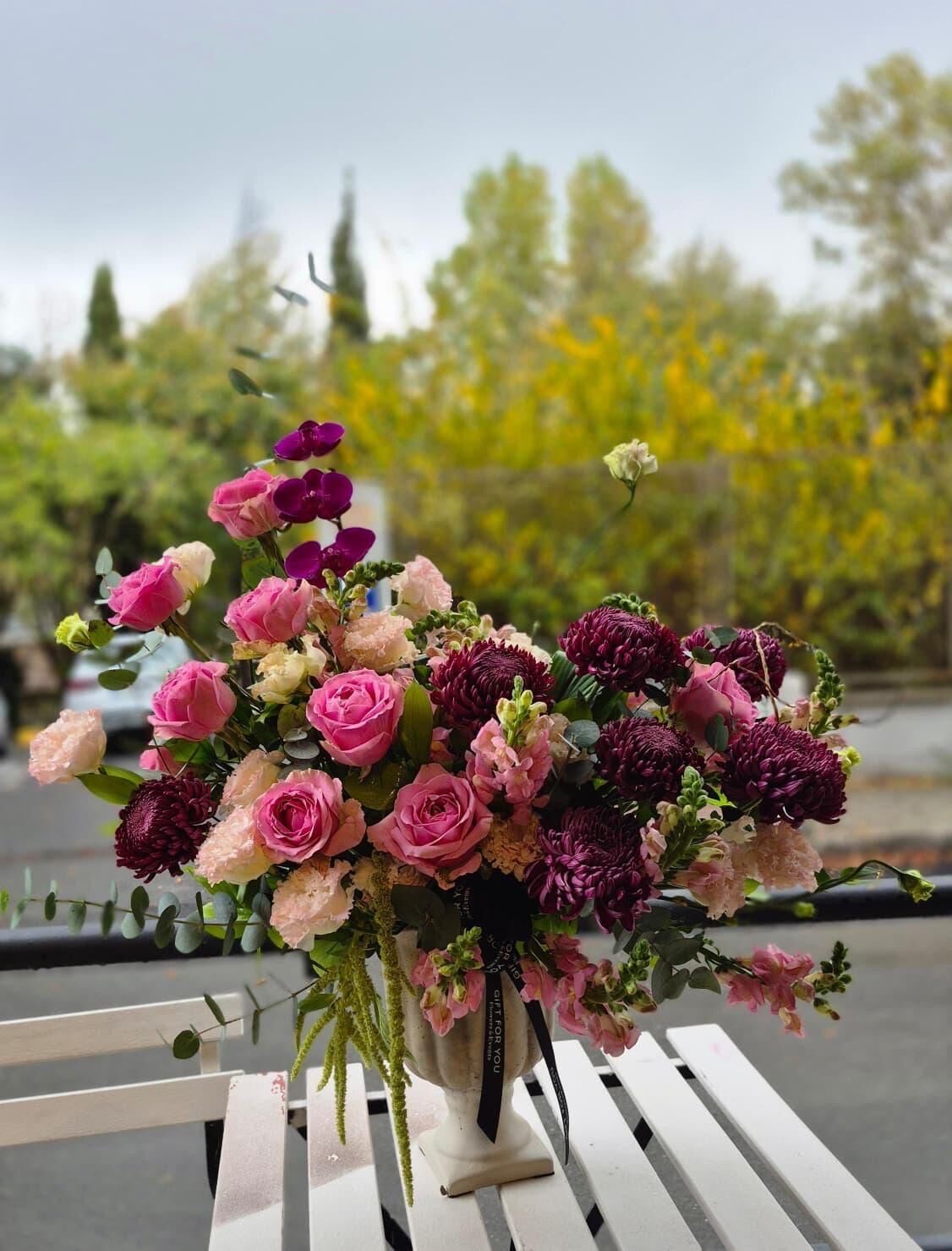 Bordo Pembe Aranjman